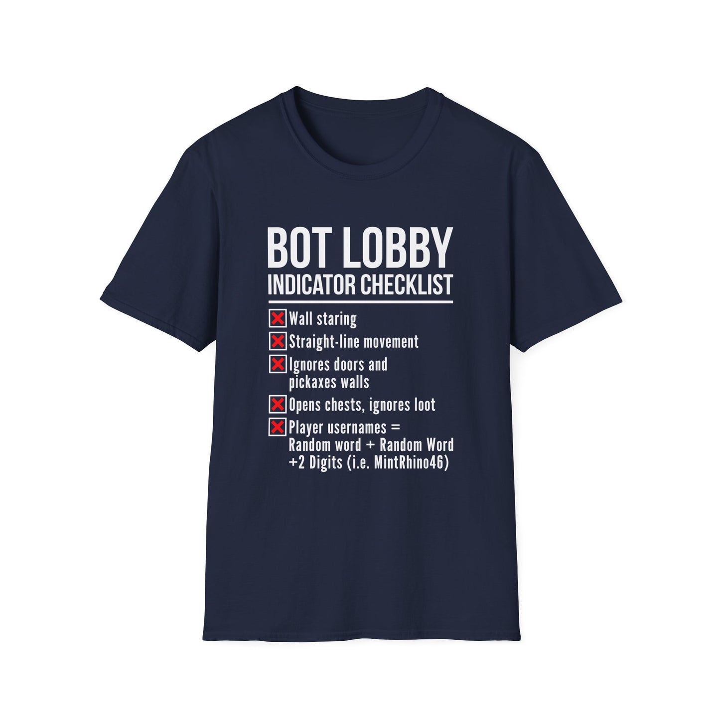 Bot Lobby Indicator Checklist