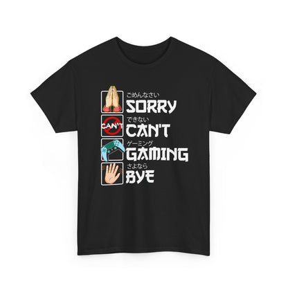 Sorry. Can't. Gaming. Bye. (Anime Version)