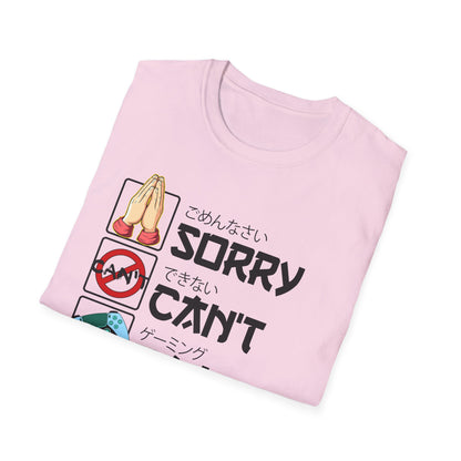 Sorry. Can't. Gaming. Bye. (Anime Version)