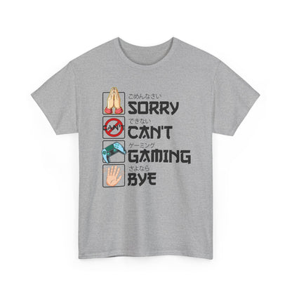 Sorry. Can't. Gaming. Bye. (Anime Version)