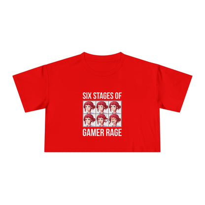 Six Stages of Gamer Rage (Female Version)