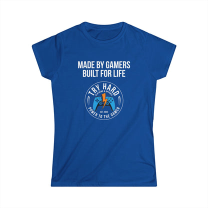 Made By Gamers, Built For Life (Try Hard Logo - Color)
