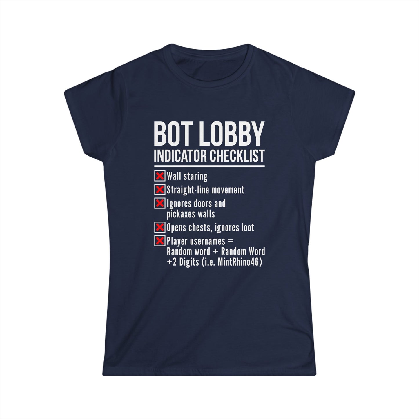 Bot Lobby Indicator Checklist