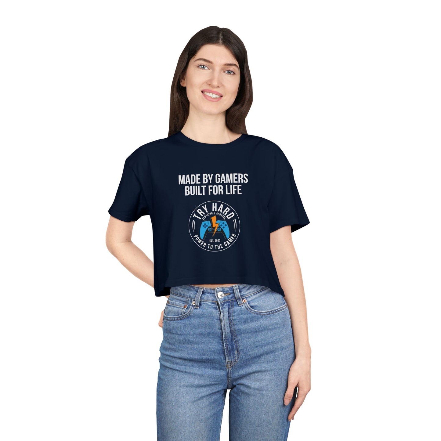 Made By Gamers, Built For Life (Try Hard Logo - Color)