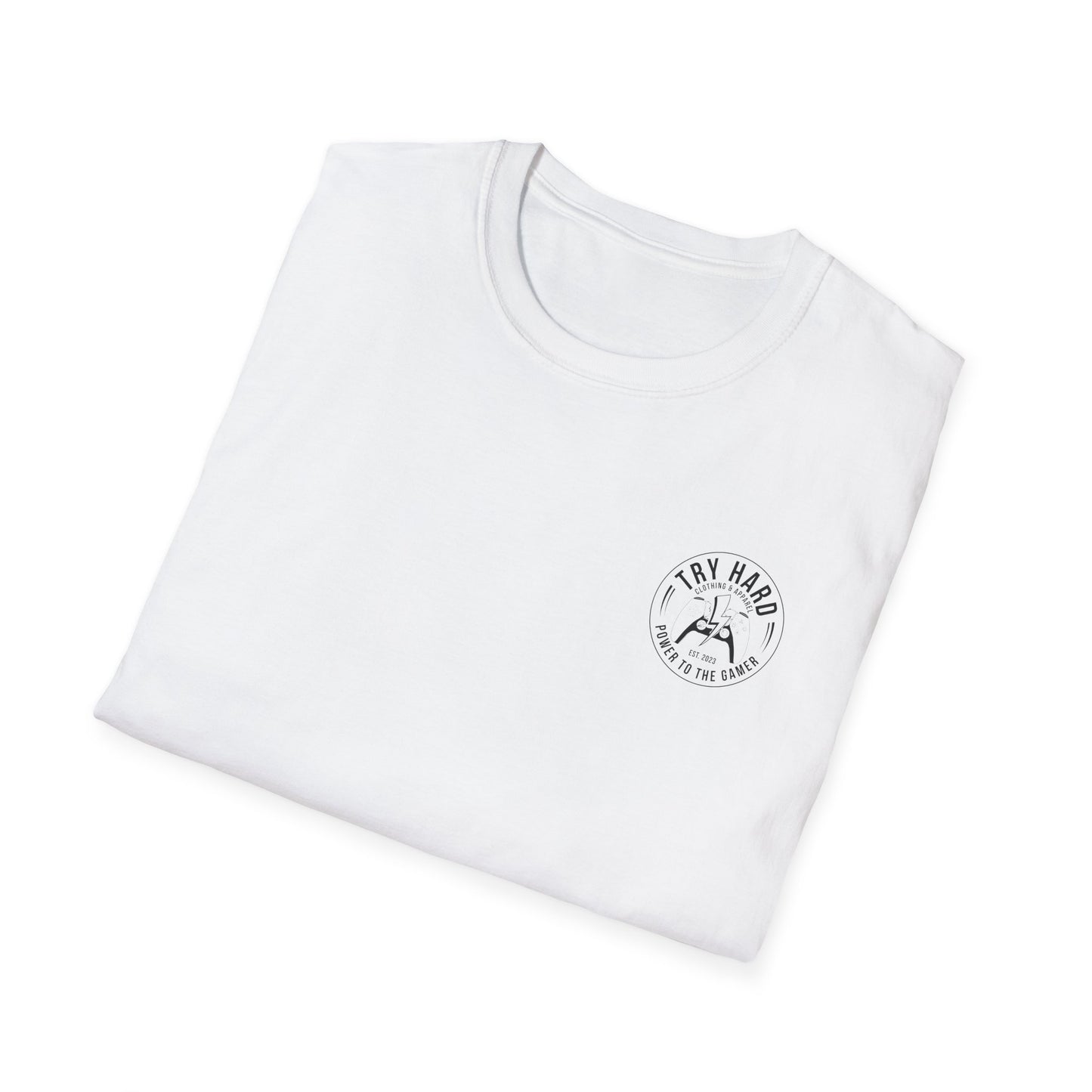 Try Hard Logo - Black & White