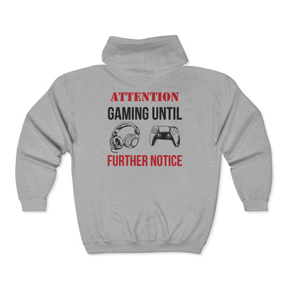 Attention: Gaming Until Further Notice