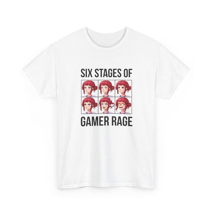 Six Stages of Gamer Rage (Female Version)