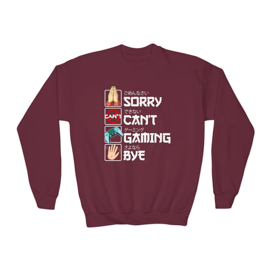 Sorry. Can't. Gaming. Bye. (Anime Version)