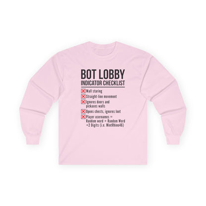 Bot Lobby Indicator Checklist
