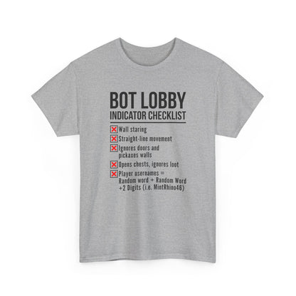 Bot Lobby Indicator Checklist