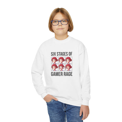 Six Stages of Gamer Rage (Female Version)