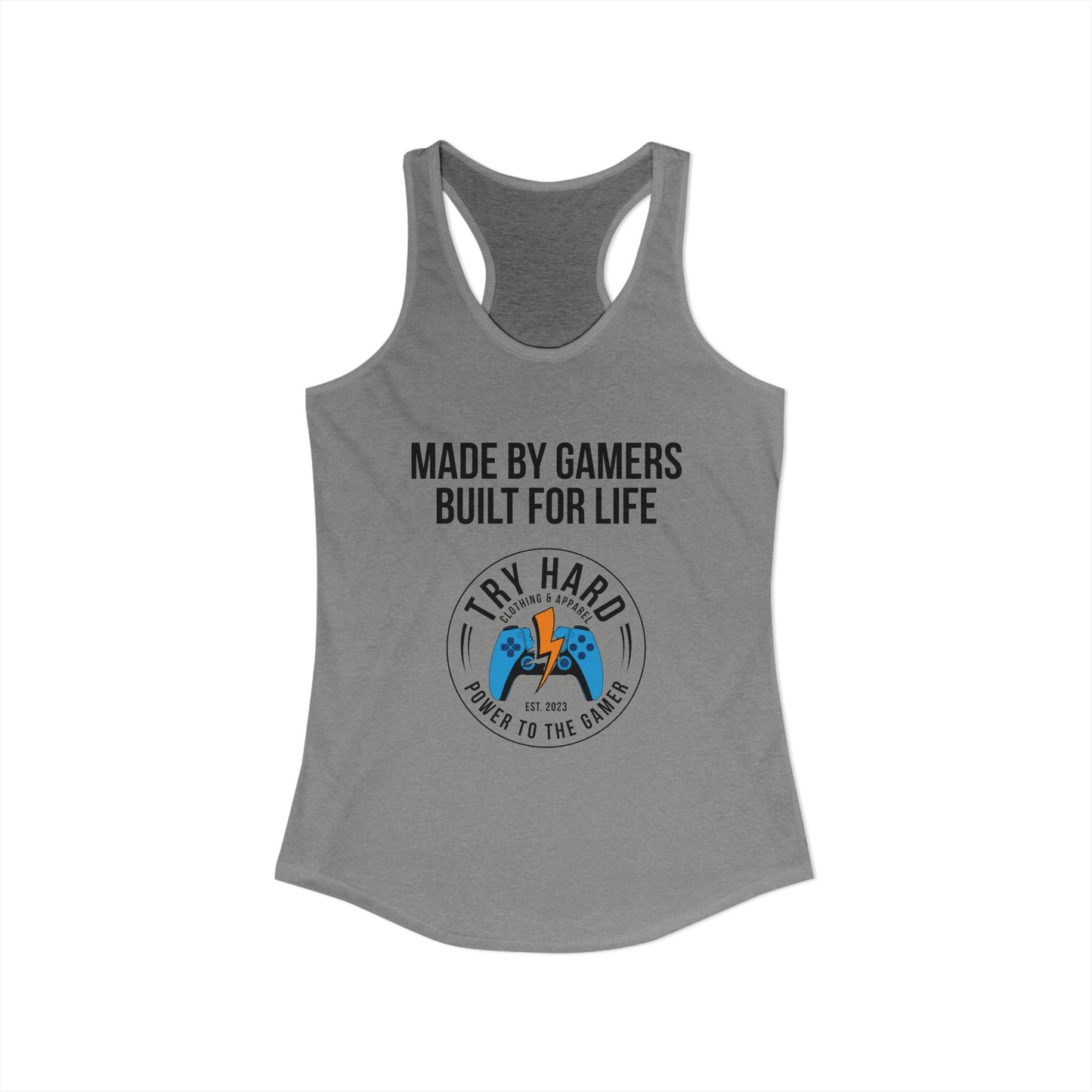 Made By Gamers, Built For Life (Try Hard Logo - Color)