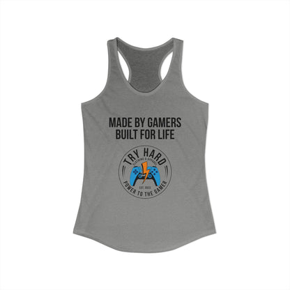 Made By Gamers, Built For Life (Try Hard Logo - Color)