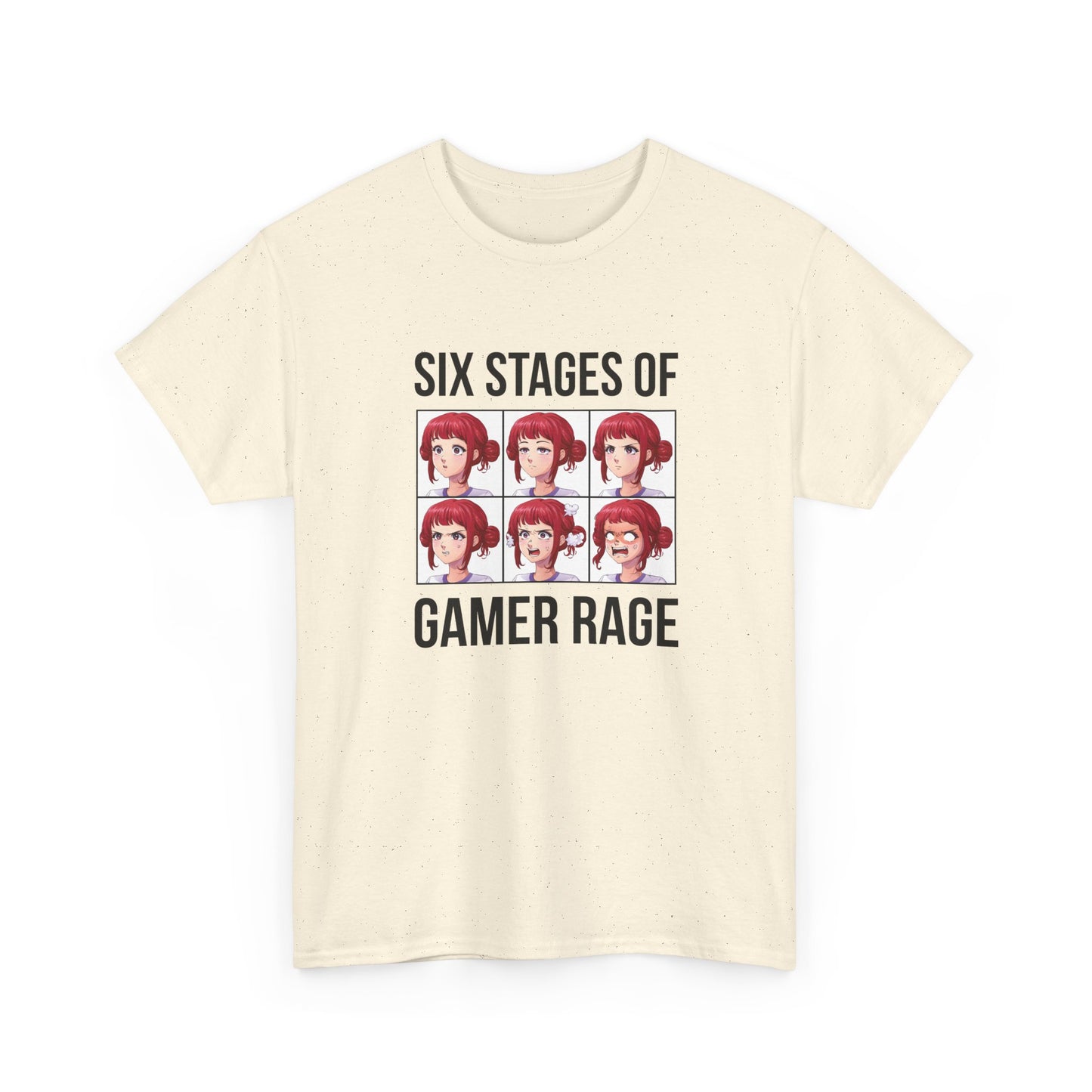 Six Stages of Gamer Rage (Female Version)