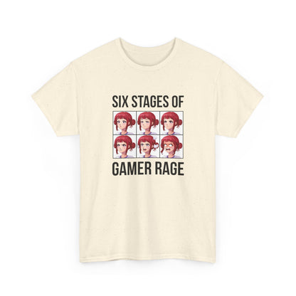 Six Stages of Gamer Rage (Female Version)