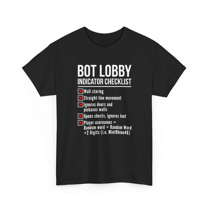 Bot Lobby Indicator Checklist