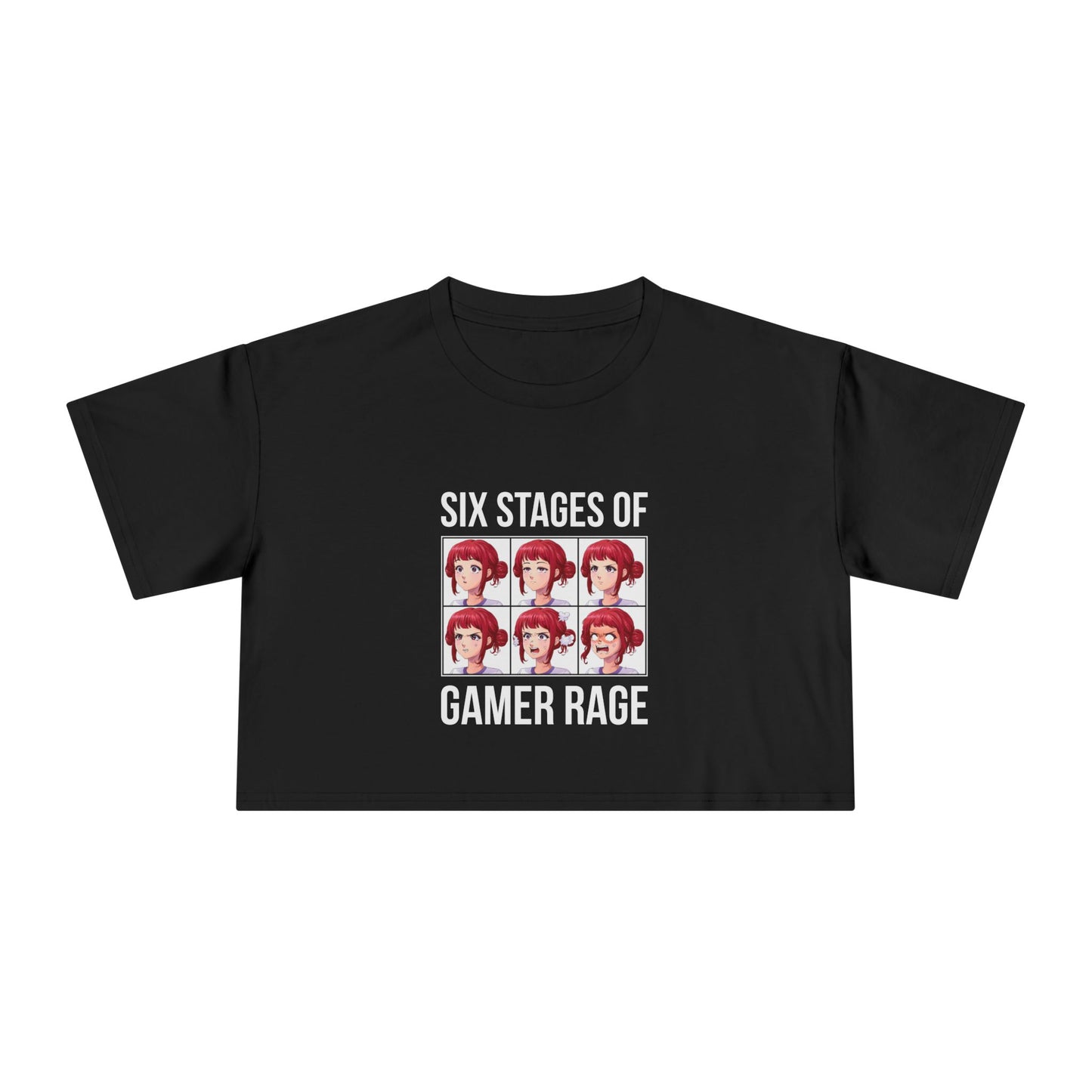 Six Stages of Gamer Rage (Female Version)