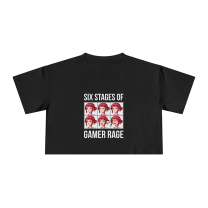 Six Stages of Gamer Rage (Female Version)