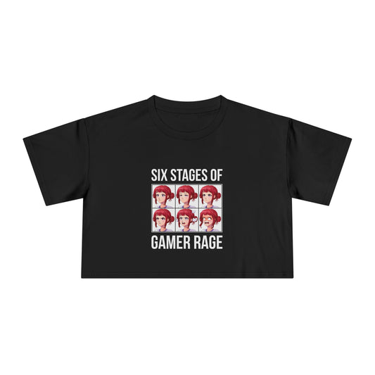 Six Stages of Gamer Rage (Female Version)