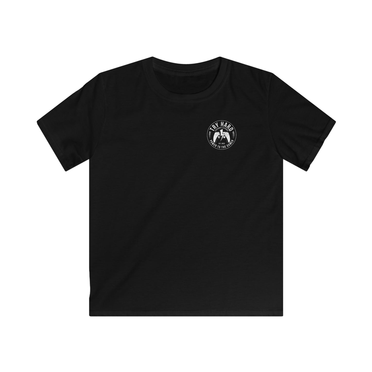Try Hard Logo - Black & White