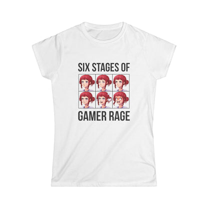 Six Stages of Gamer Rage (Female Version)