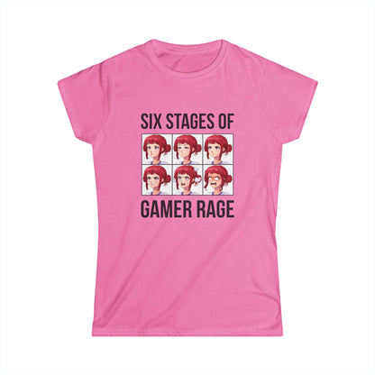 Six Stages of Gamer Rage (Female Version)