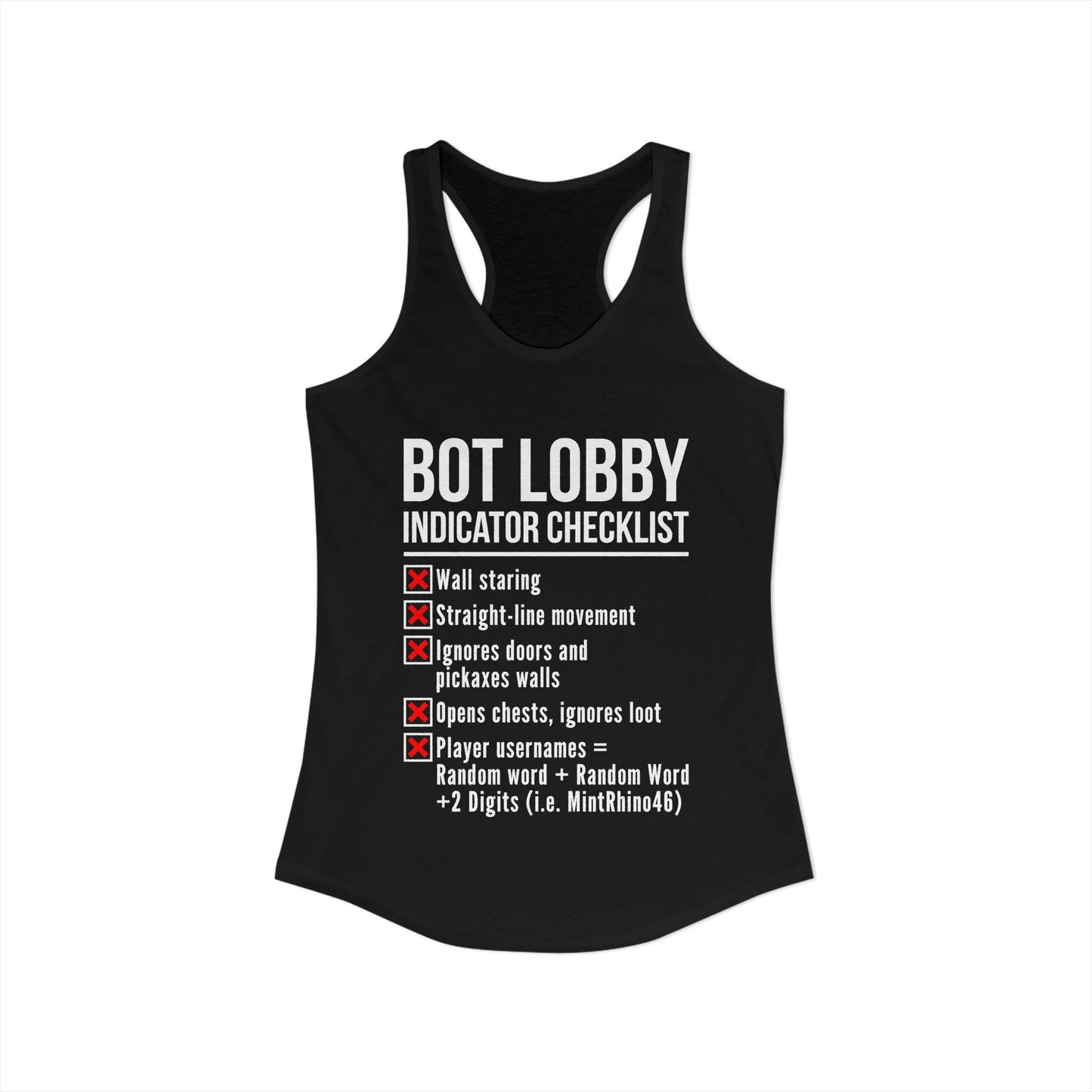 Bot Lobby Indicator Checklist