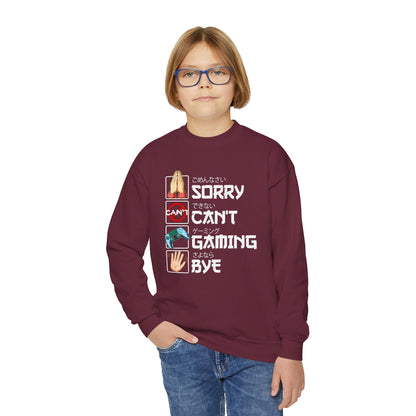 Sorry. Can't. Gaming. Bye. (Anime Version)