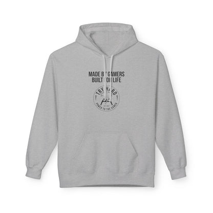 Made By Gamers, Built For Life (Try Hard Logo - Black & White)