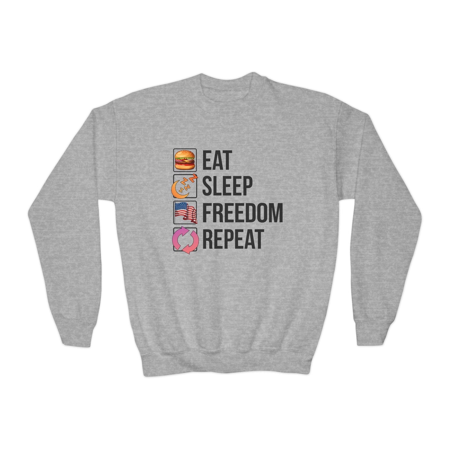 Eat. Sleep. Freedom. Repeat.