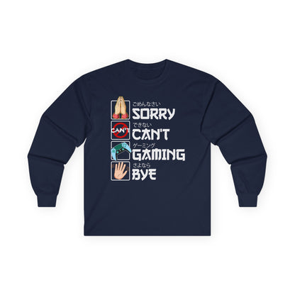 Sorry. Can't. Gaming. Bye. (Anime Version)