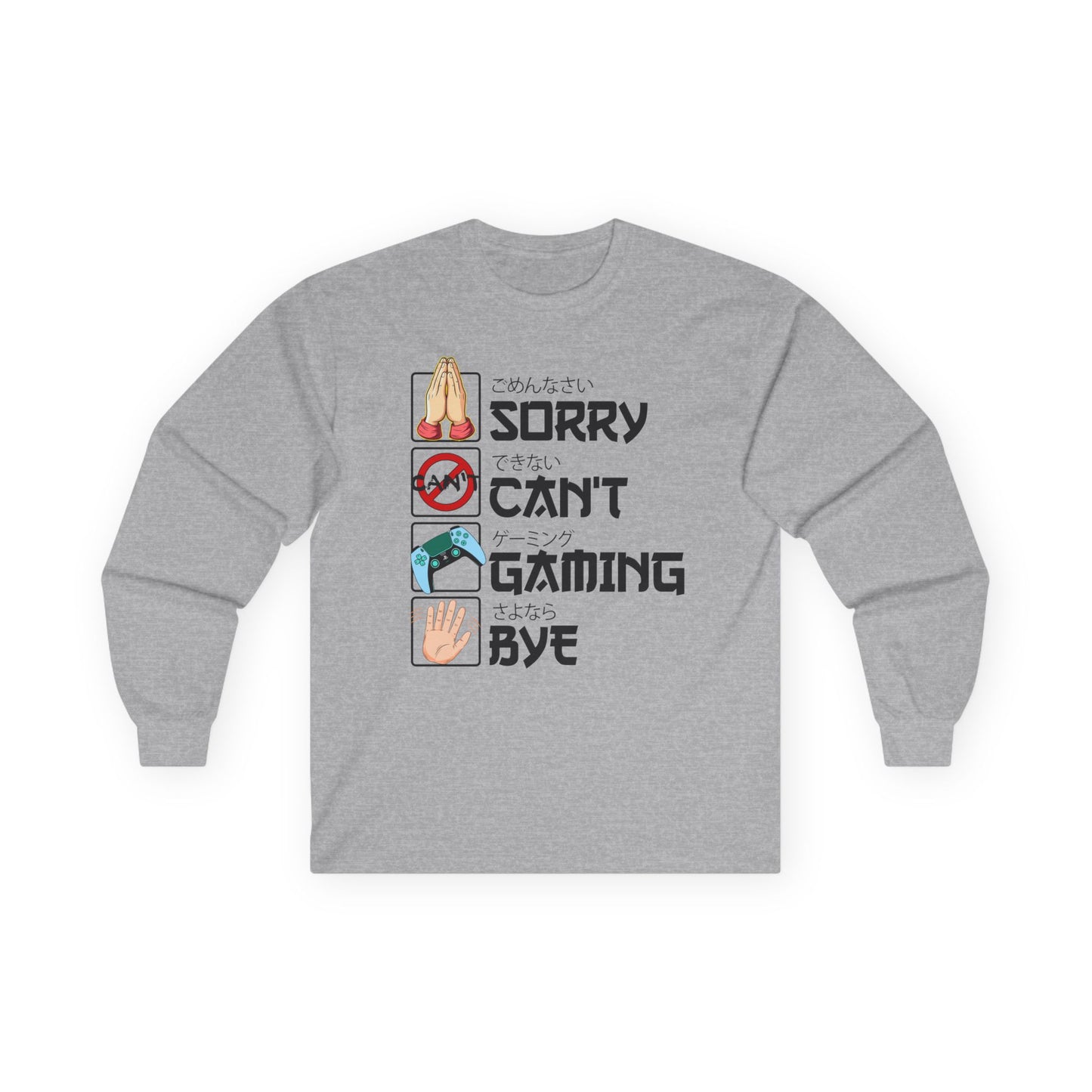 Sorry. Can't. Gaming. Bye. (Anime Version)