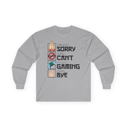 Sorry. Can't. Gaming. Bye. (Anime Version)
