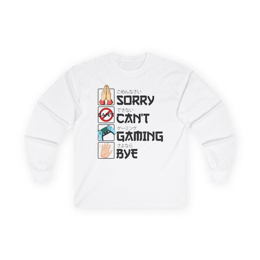 Sorry. Can't. Gaming. Bye. (Anime Version)