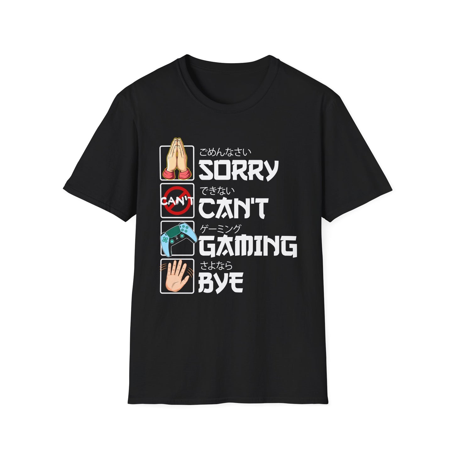 Sorry. Can't. Gaming. Bye. (Anime Version)