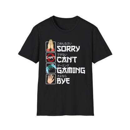 Sorry. Can't. Gaming. Bye. (Anime Version)
