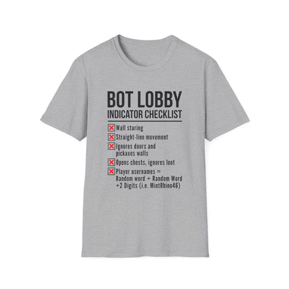Bot Lobby Indicator Checklist
