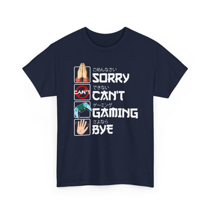 Sorry. Can't. Gaming. Bye. (Anime Version)