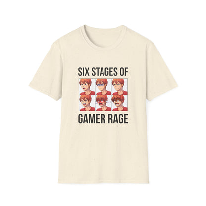 Six Stages of Gamer Rage (Male Version)