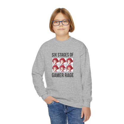 Six Stages of Gamer Rage (Female Version)