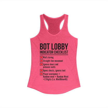 Bot Lobby Indicator Checklist