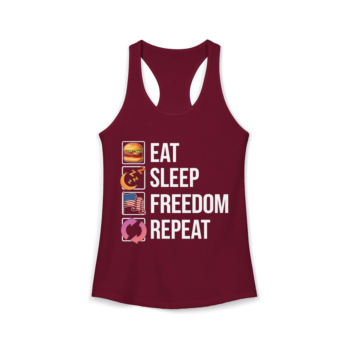 Eat. Sleep. Freedom. Repeat.