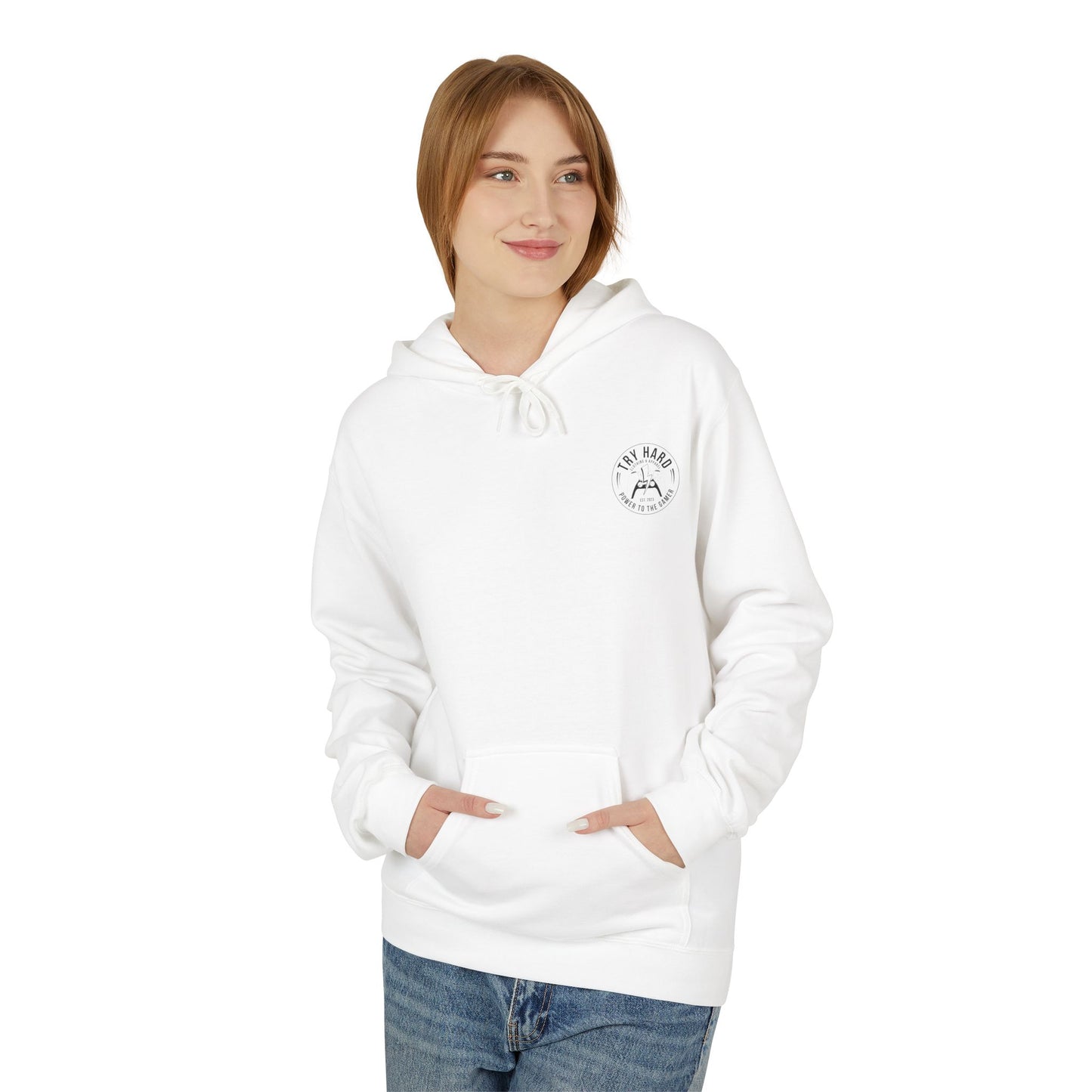 Try Hard Logo - Black & White