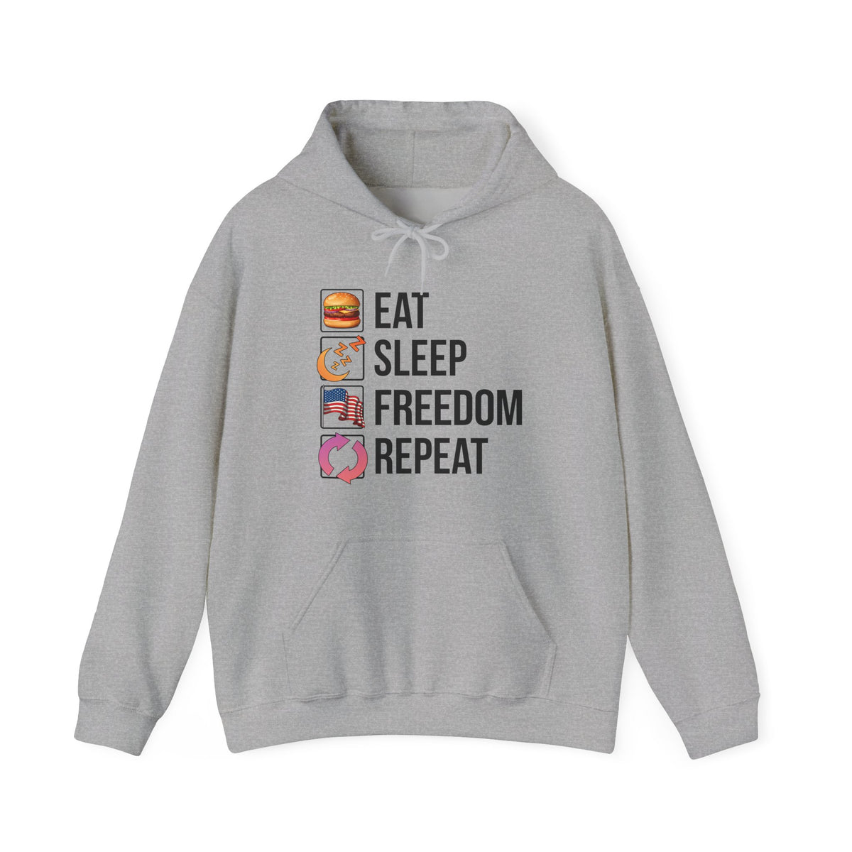 Eat. Sleep. Freedom. Repeat.