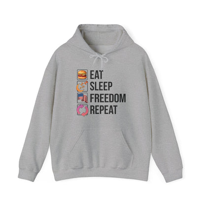 Eat. Sleep. Freedom. Repeat.