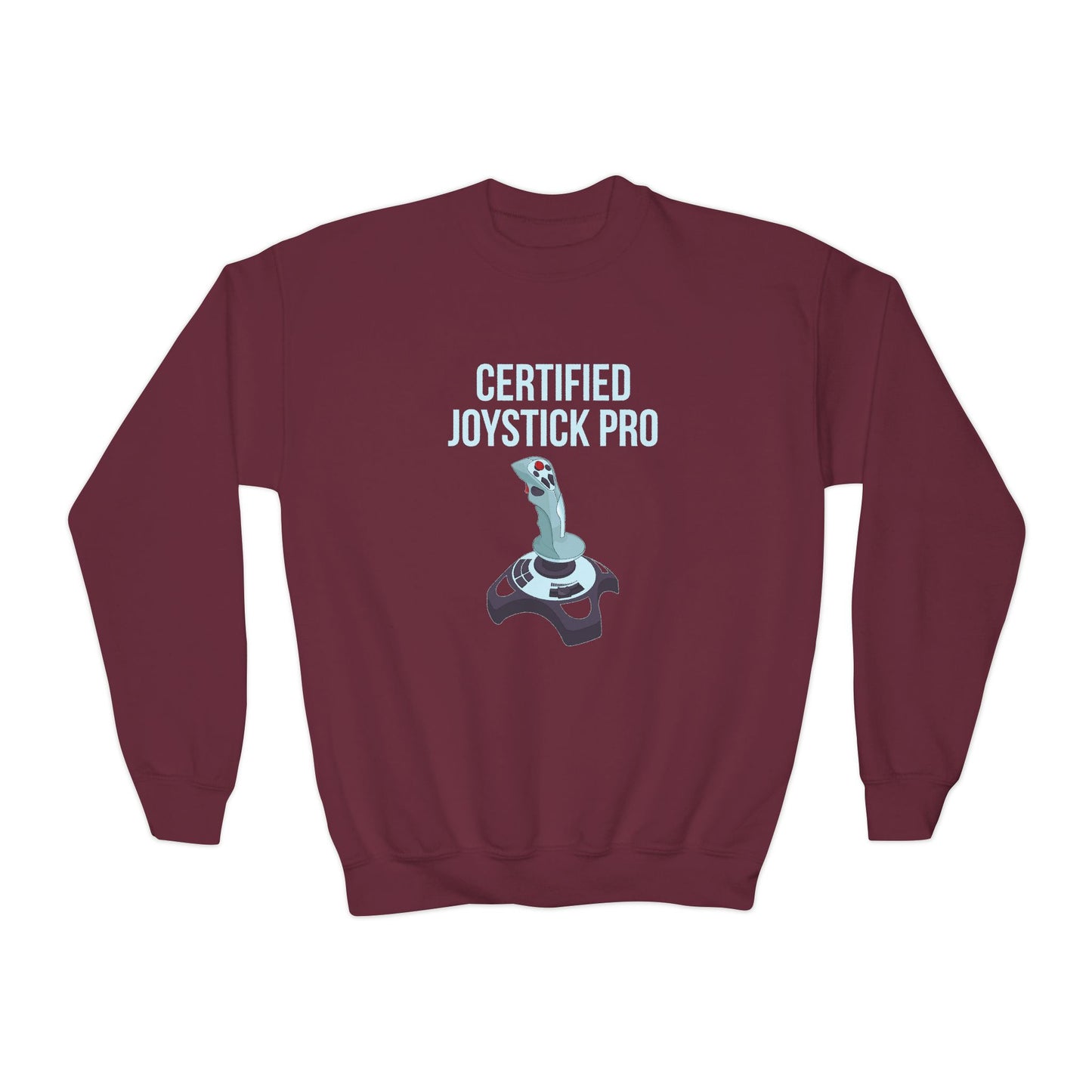 Certified Joystick Pro Youth Crewneck Sweatshirt