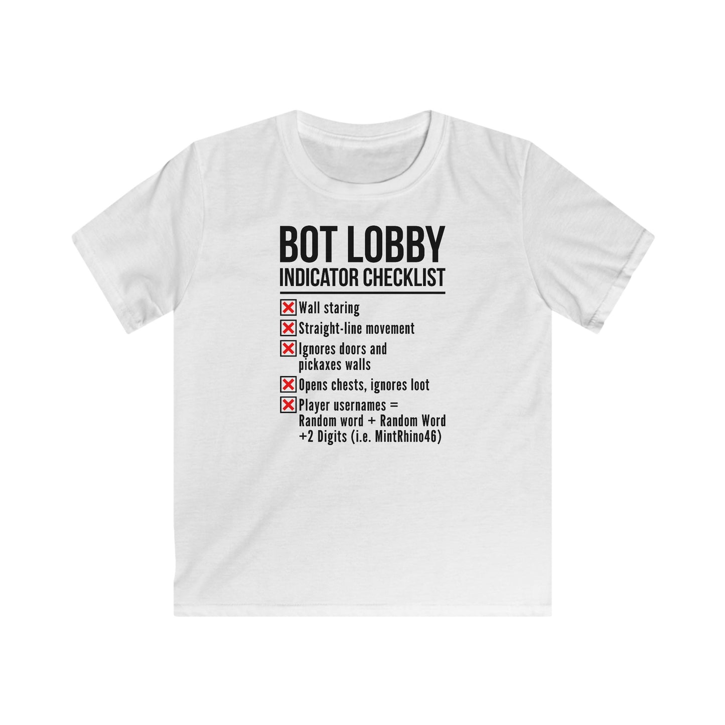 Bot Lobby Indicator Checklist