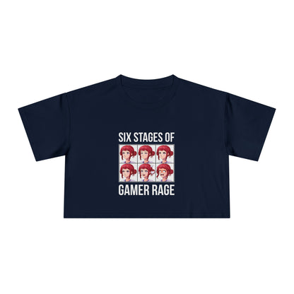 Six Stages of Gamer Rage (Female Version)