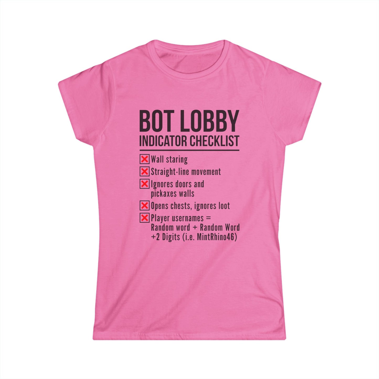 Bot Lobby Indicator Checklist