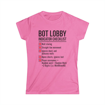 Bot Lobby Indicator Checklist